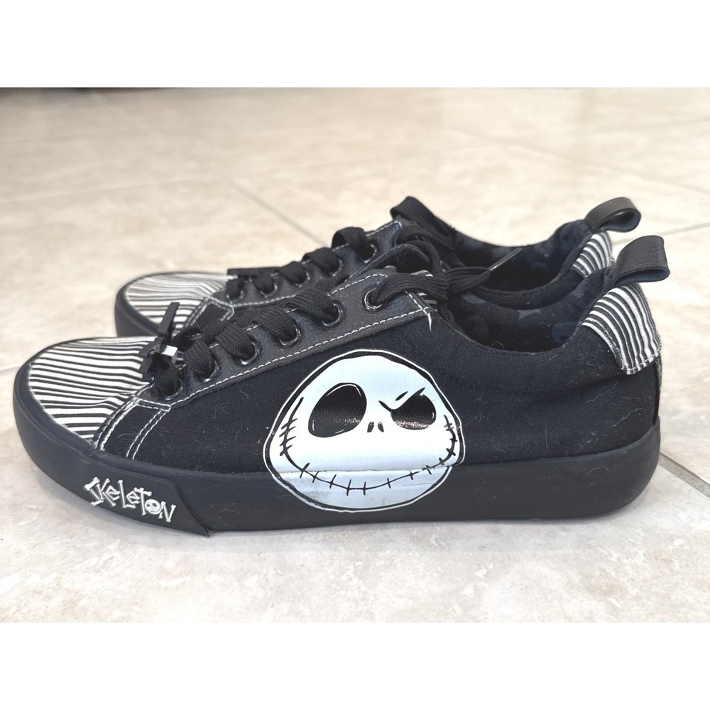 Ground Up Nightmare Before Christmas Jack Skellington Black Stripe‎ Sneakers 8
